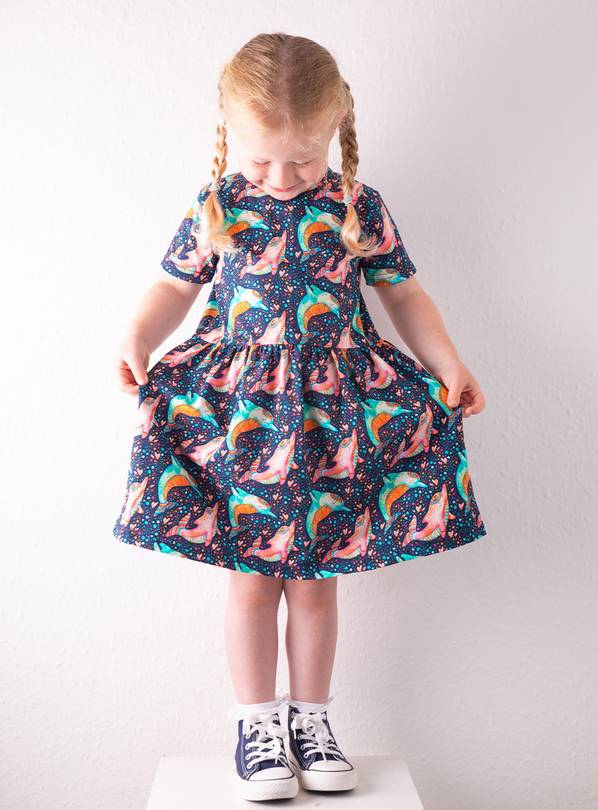 FRED & NOAH Dancing Dolphin Dress 5-6 Years